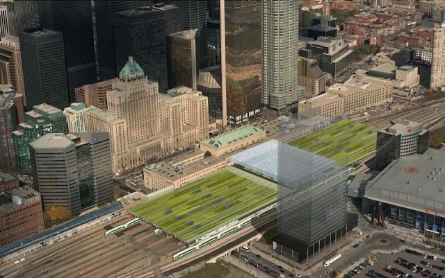Union Station Revitalization Bush Shed Green Roof and Glass Atrium, Toronto